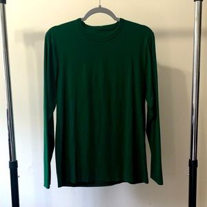 Lululemon Fundamental LS t. Small. Green.